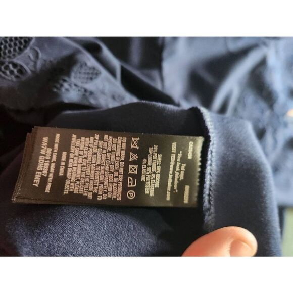 Ted Baker Emey Fit & Flare Dress in Navy sz 1 (US 4) - Picture 4 of 5